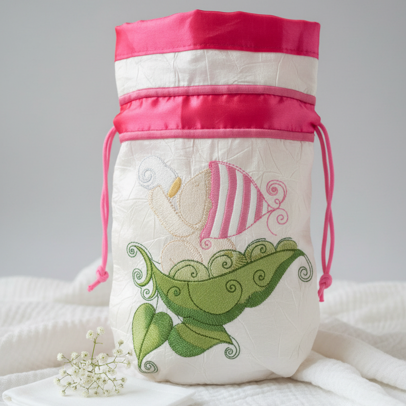 Baby Bubbles Drinking Bottle Drawstring Bag