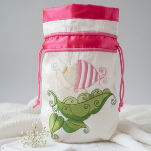 Baby Bubbles Drinking Bottle Drawstring Bag