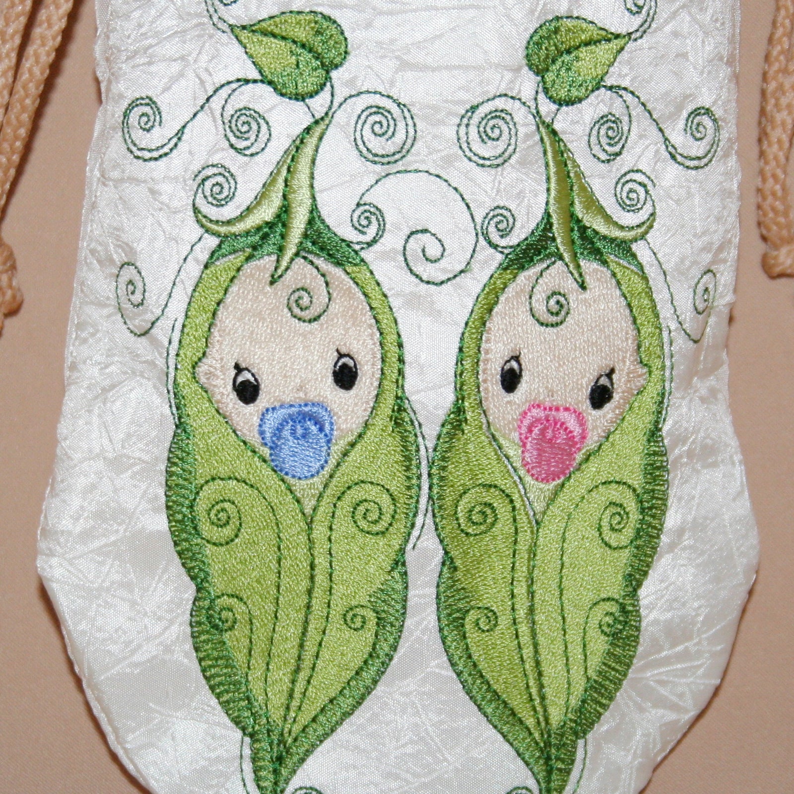 Baby Twins Drawstring Bag