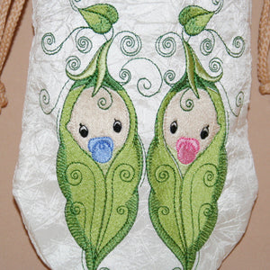 Baby Twins Drawstring Bag