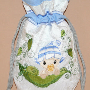 Baby Troubles Sucking Pacifier Drawstring Bag