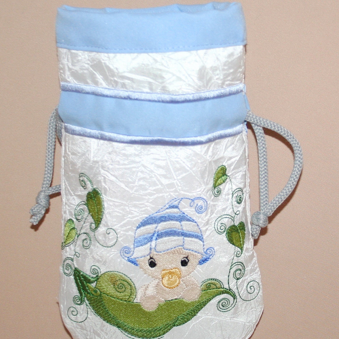 Baby Troubles Sucking Pacifier Drawstring Bag