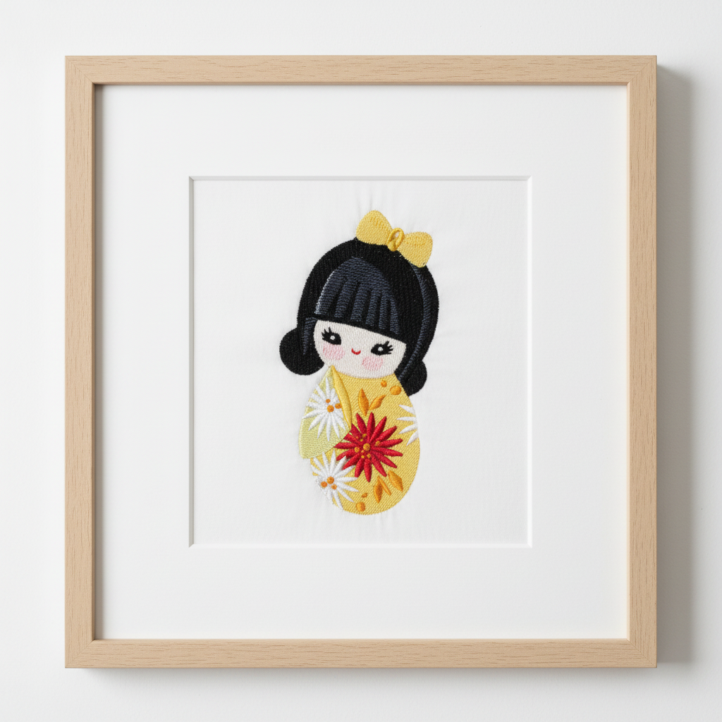 Sakura Kokeshi Doll