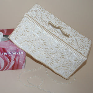 Whispering Roses Tissue Box Cover