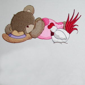 Daniela taking a nap