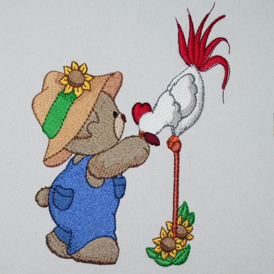 Daniel Feeding Ronald Rooster Sunflower Seeds