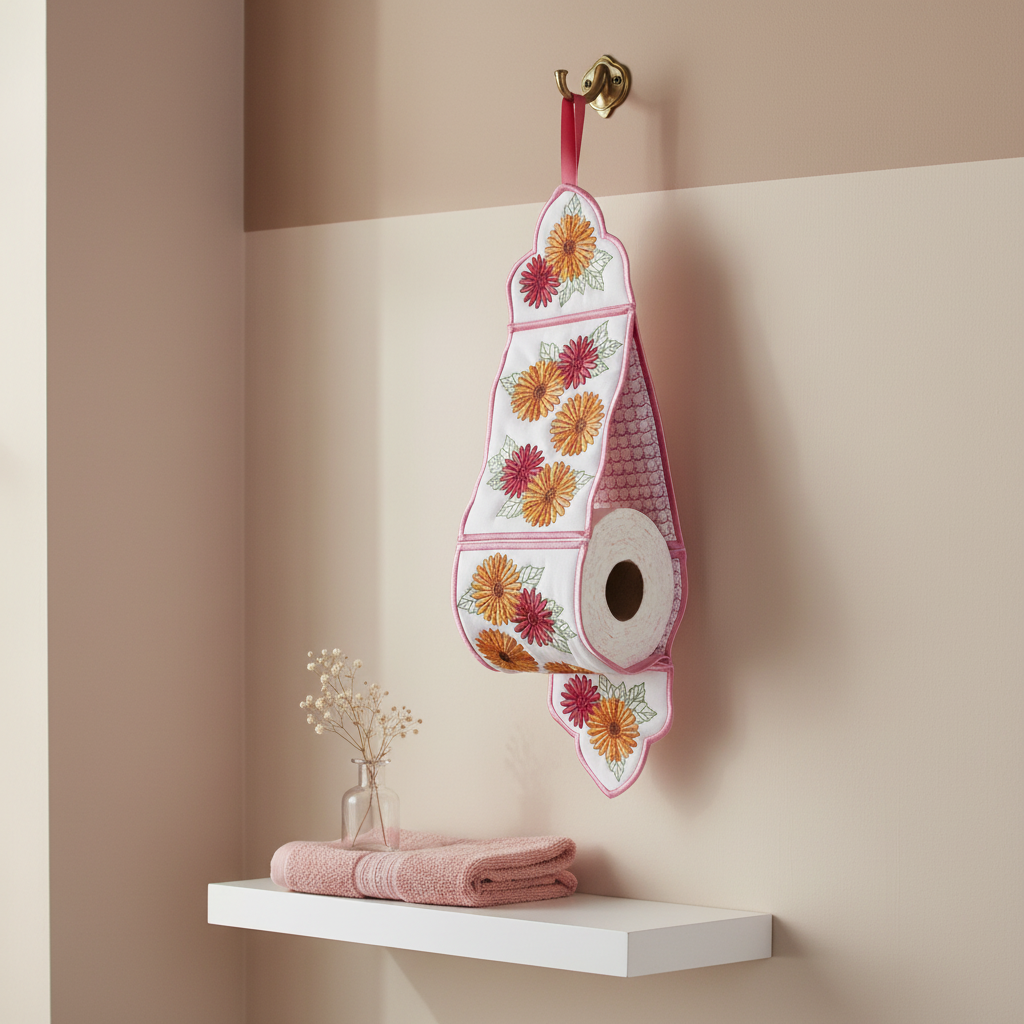 Gerbera Bathroom Tissue Holder