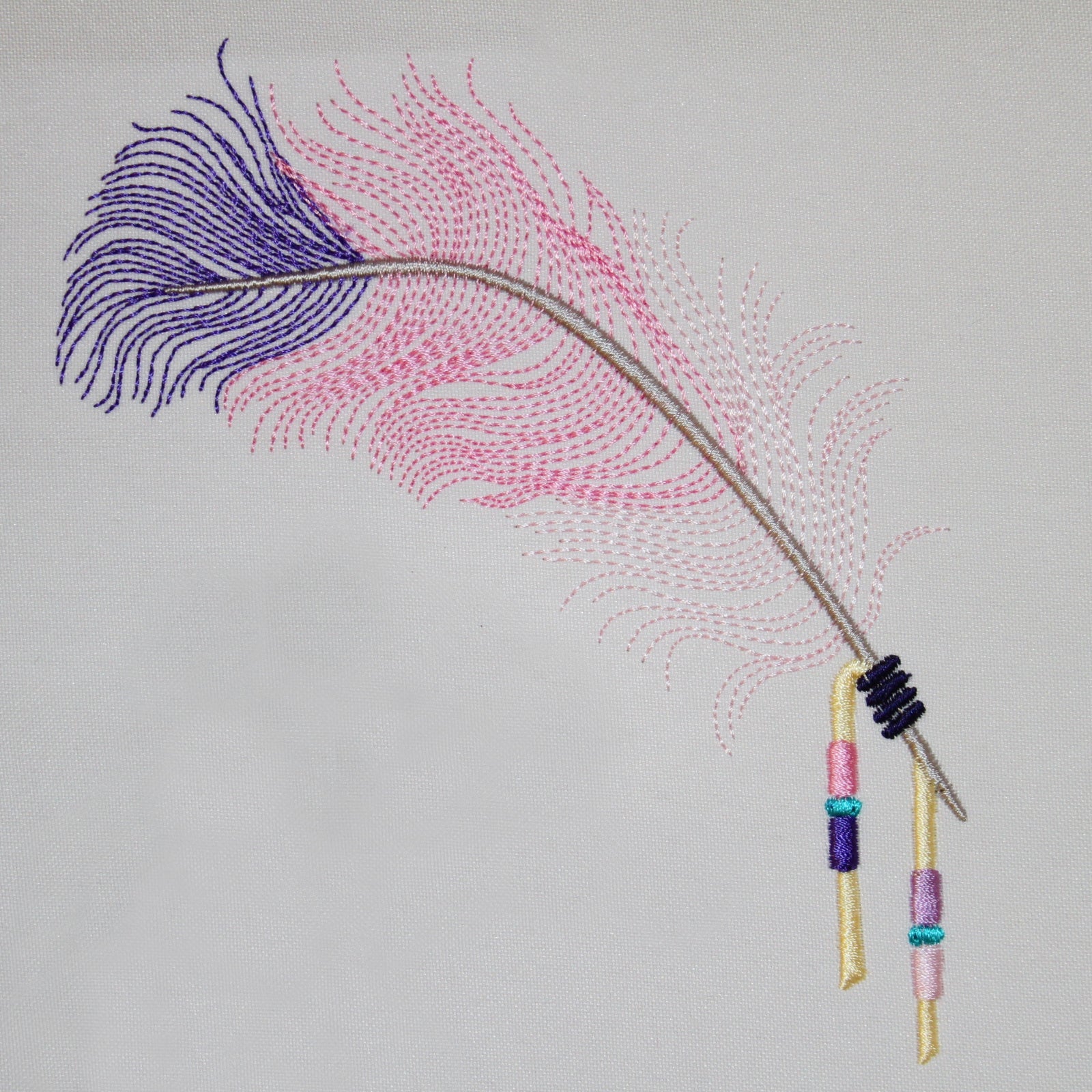 Beautiful Beaded Feather