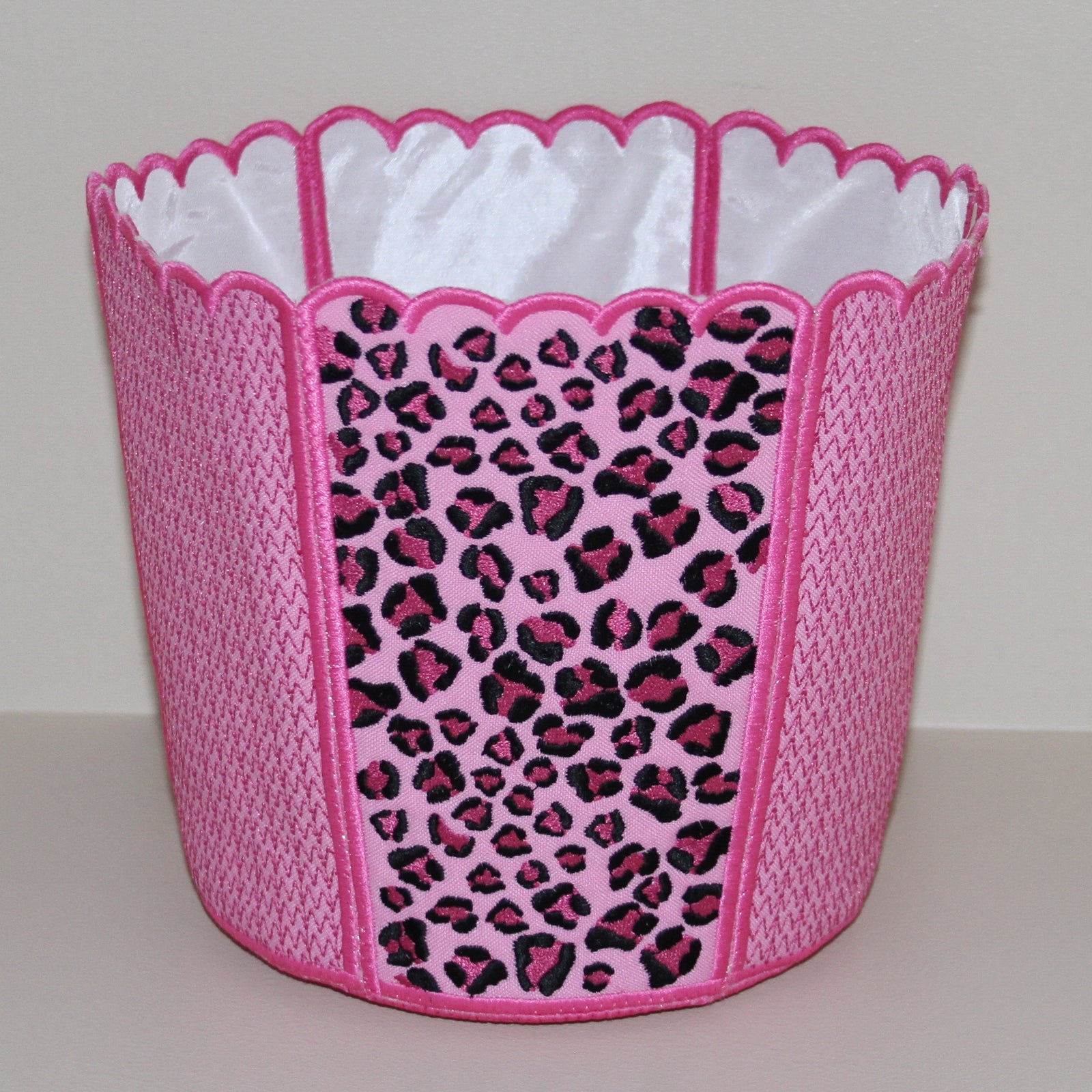 Leopard Chic Bucket Bin
