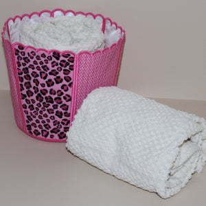 Leopard Chic Bucket Bin