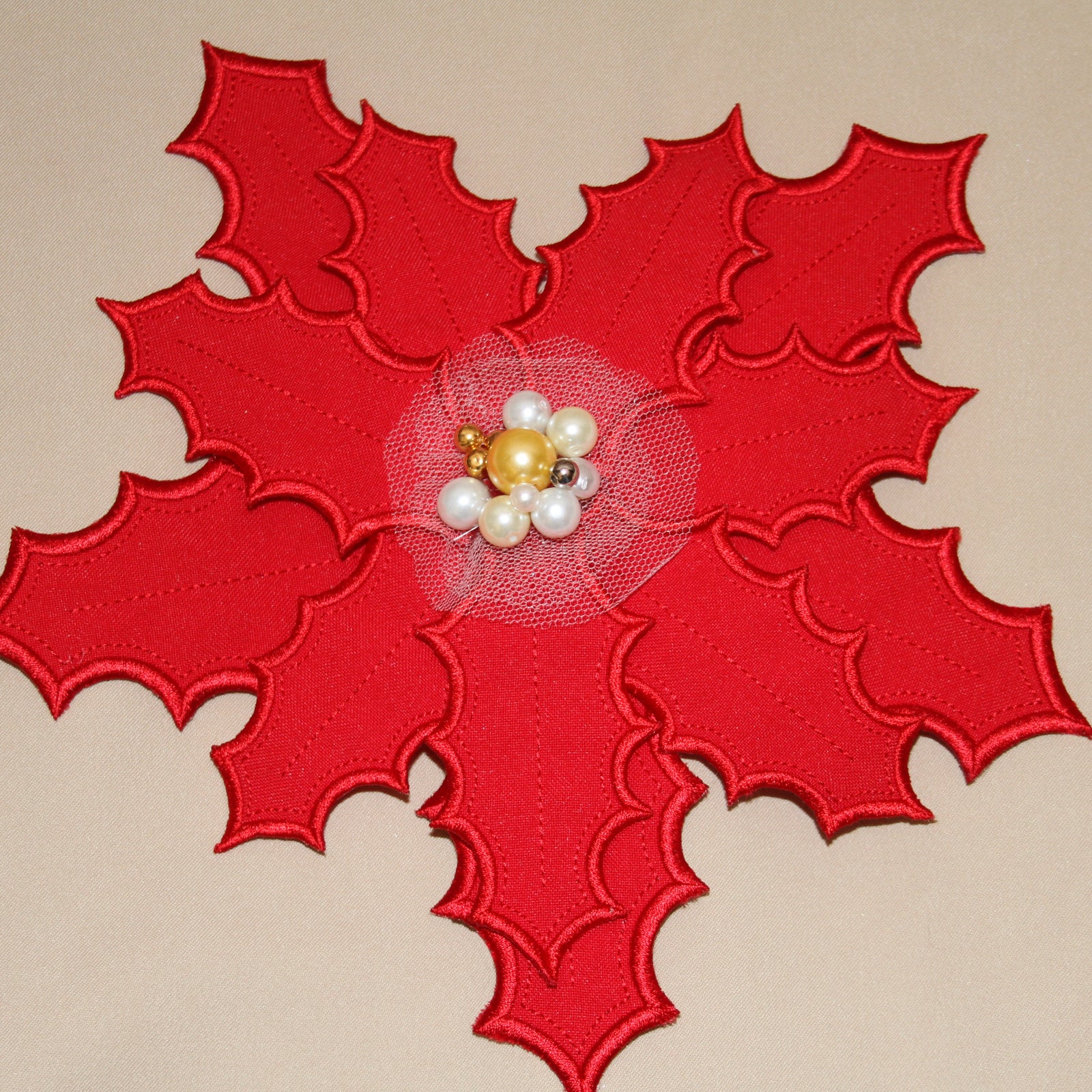 3D Poinsettia Flower