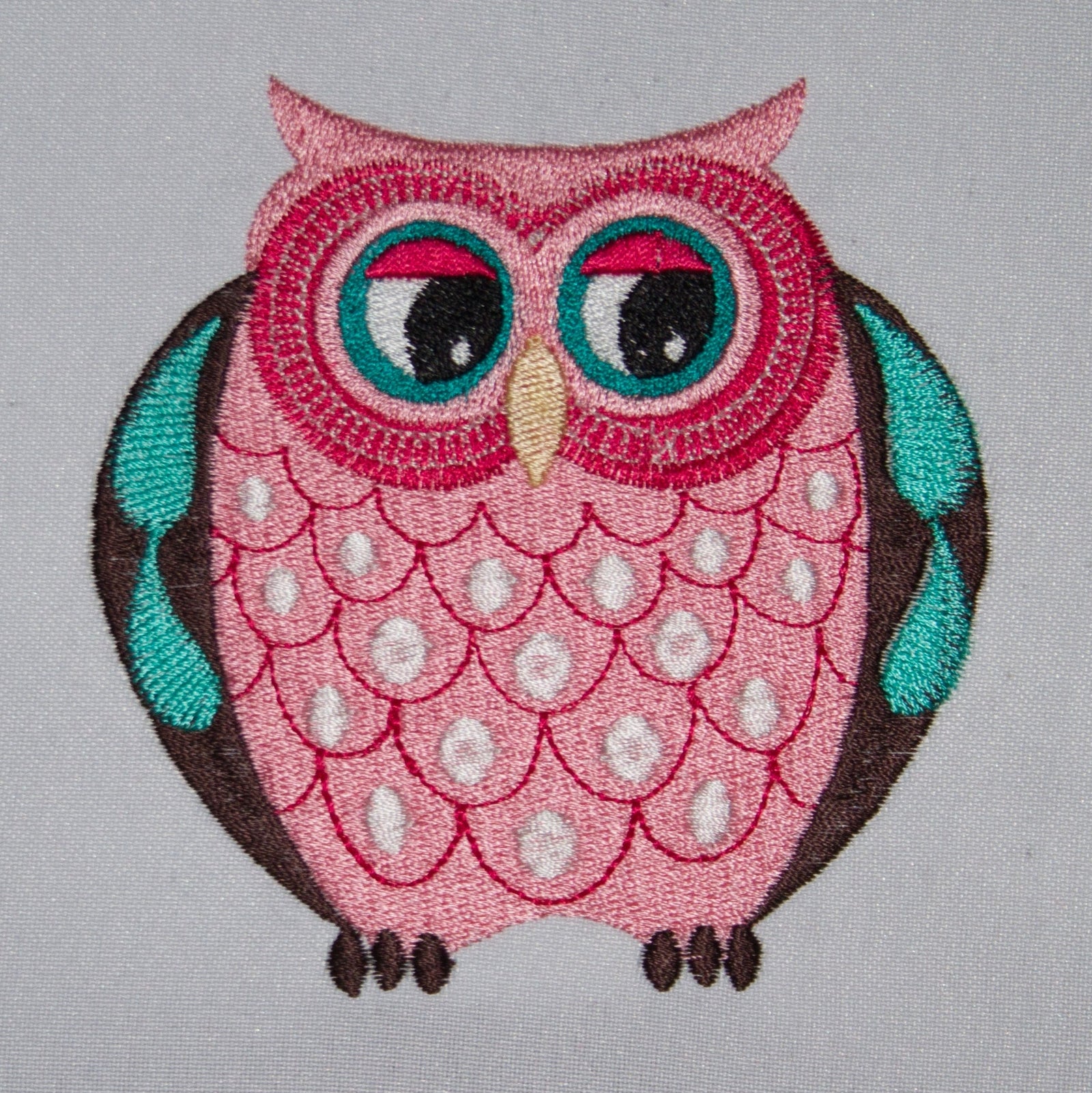 Razzle Dazzle Owl and Key Tag