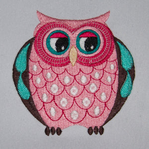 Razzle Dazzle Owl and Key Tag