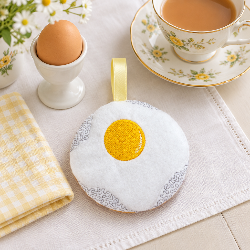 Fried Egg Bag with ITH Zipper