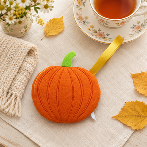 Pumpkin Bag with ITH Zipper