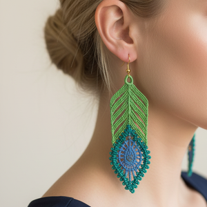 Freestanding Lace Peacock Jewels