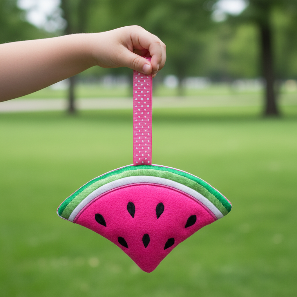 Watermelon In The Hoop Zipper bag