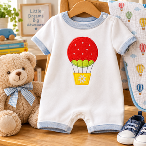 Cute Hot Air Balloon Applique