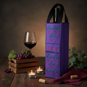 Merlot Wine Bottle Tote