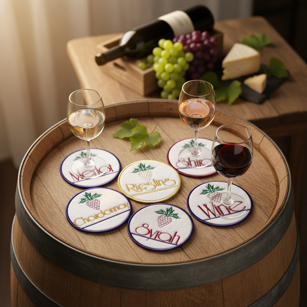 Vino Lettering and Coasters Bundle