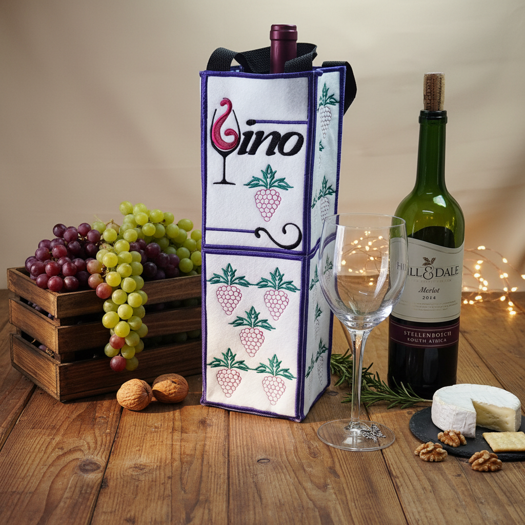 Vino Wine Bottle Tote