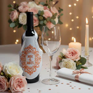 Bride Groom Bottle Aprons