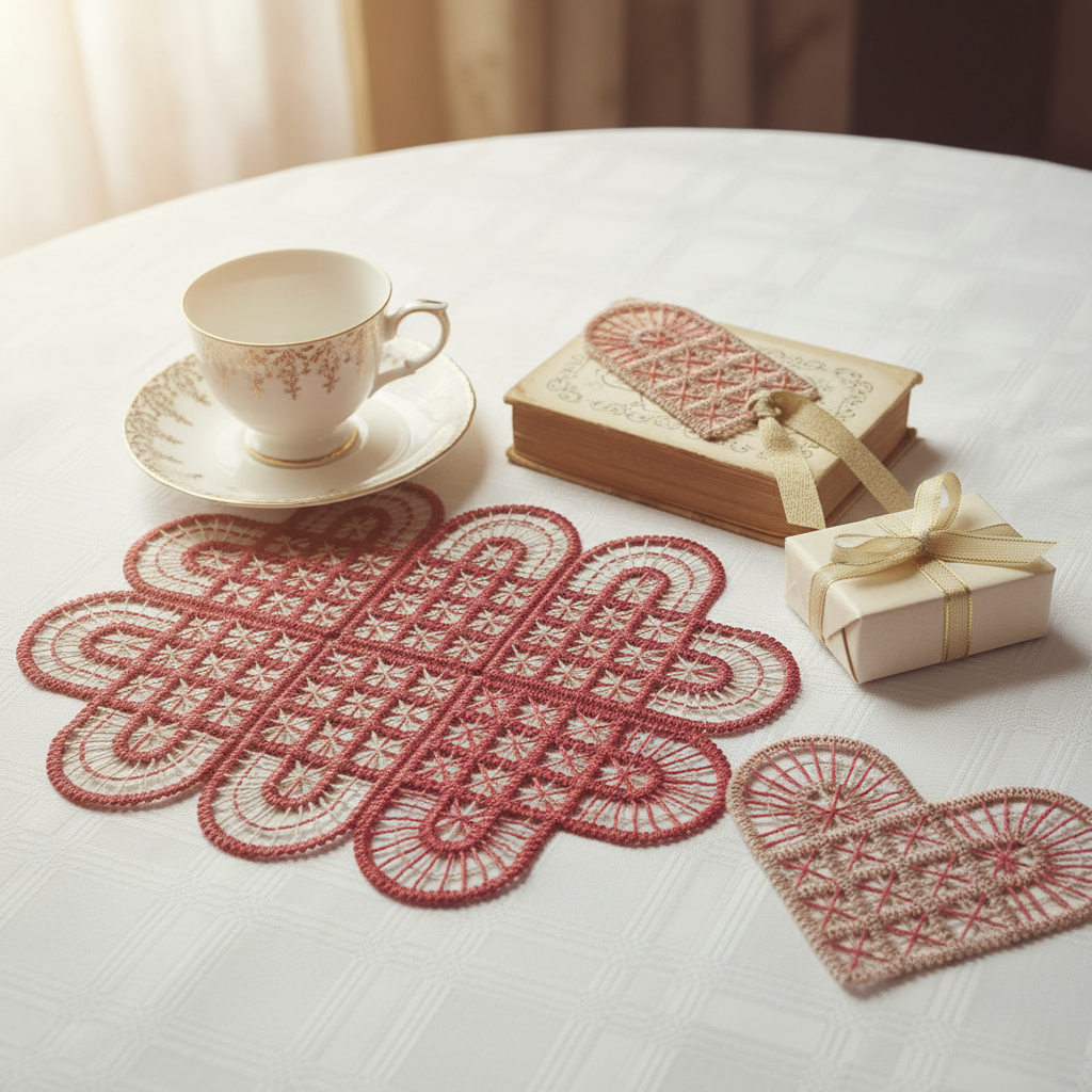 Freestanding Lace Battenburg Place Mat Variety