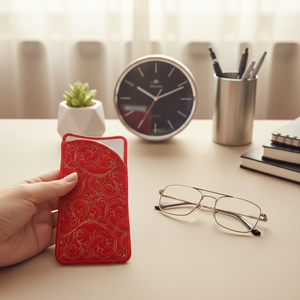 Bare Baroque Eyeglass Case