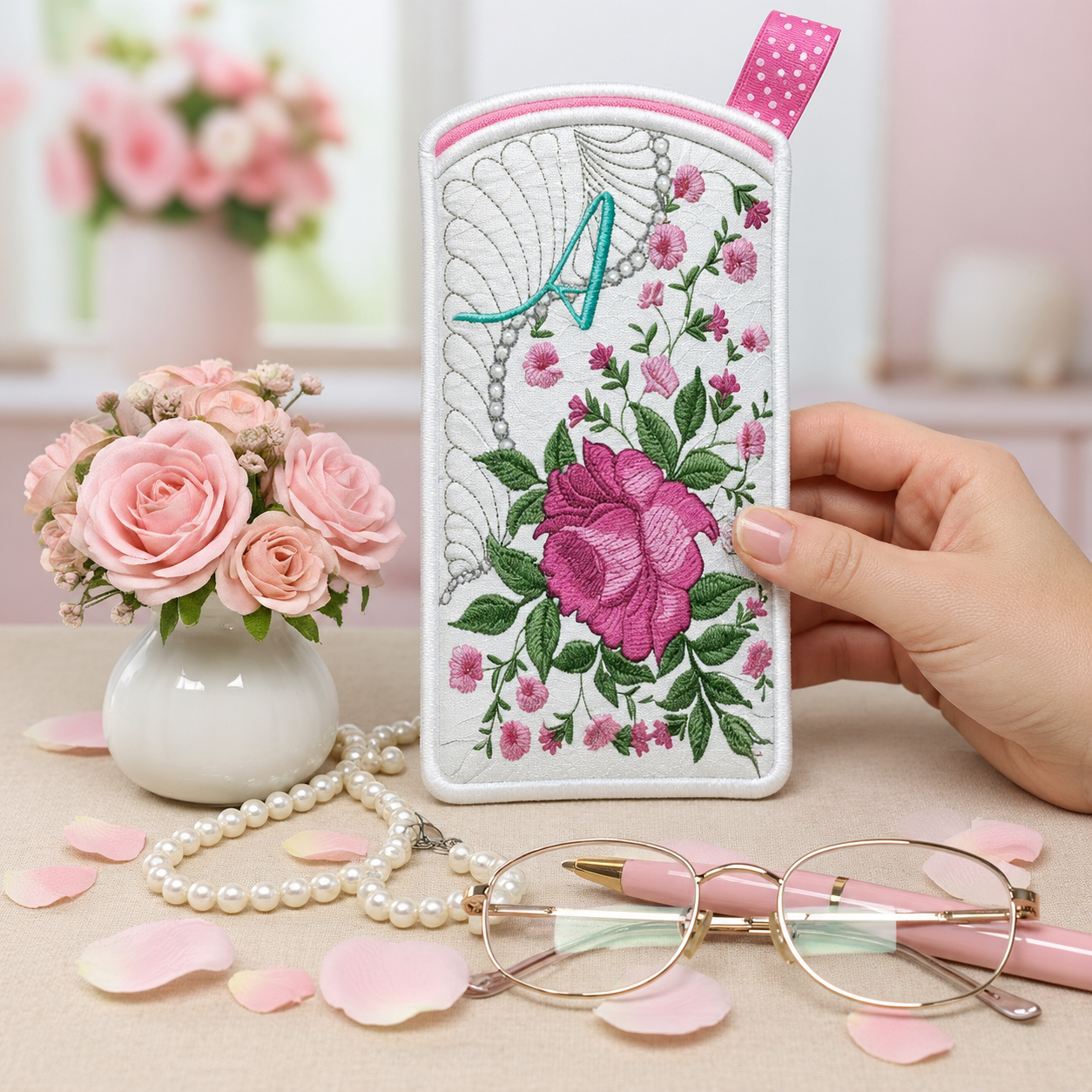 ITH Swanky 26 Personalized Eyeglass Case A to Z