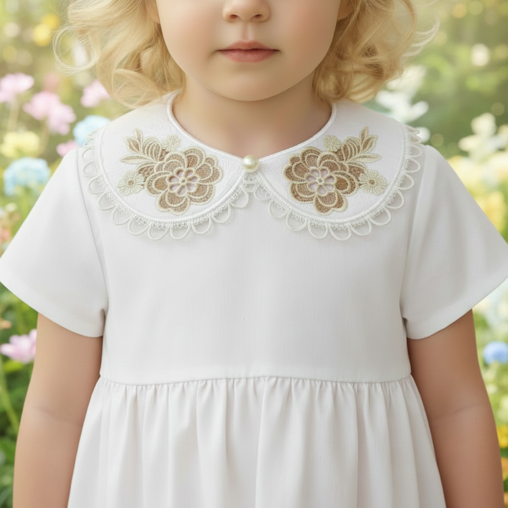 Cutwork Peter Pan Collar