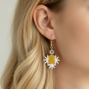 Lydia Miniature Freestanding lace Earrings