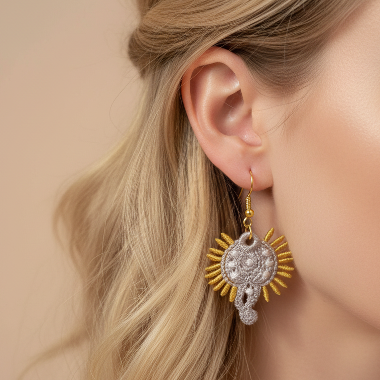 Mackenzie Miniature Freestanding lace Earrings