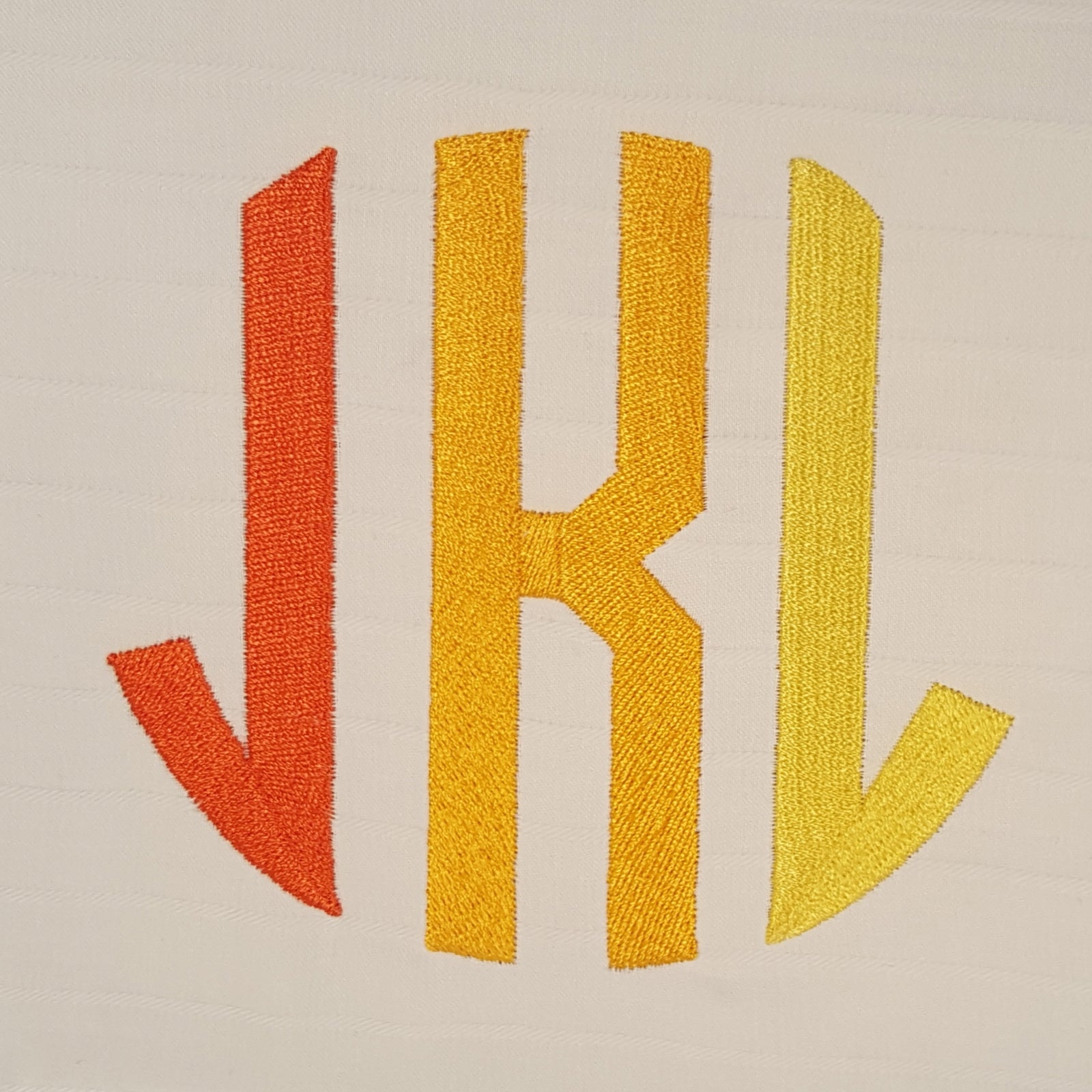 Circle Monogram Letters JKL