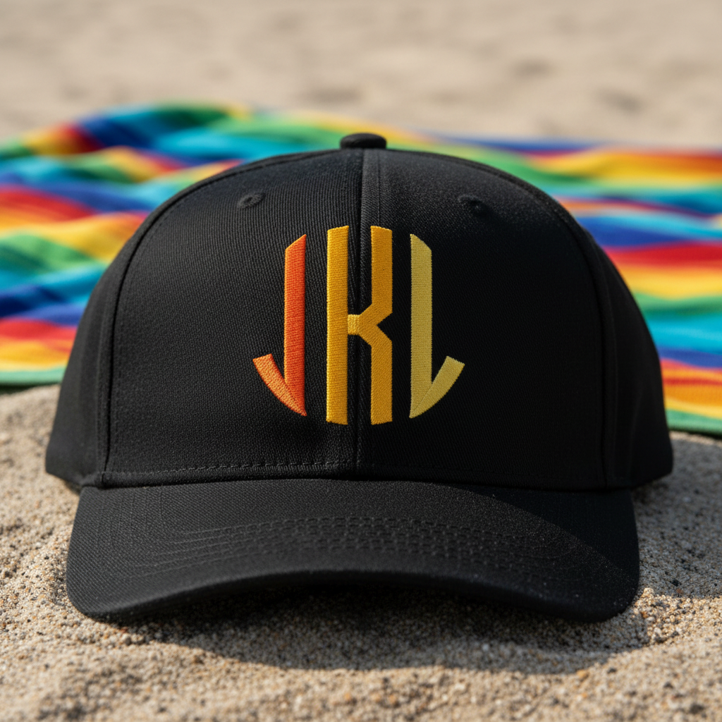 Circle Monogram Letters JKL