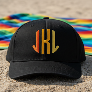 Circle Monogram Letters JKL