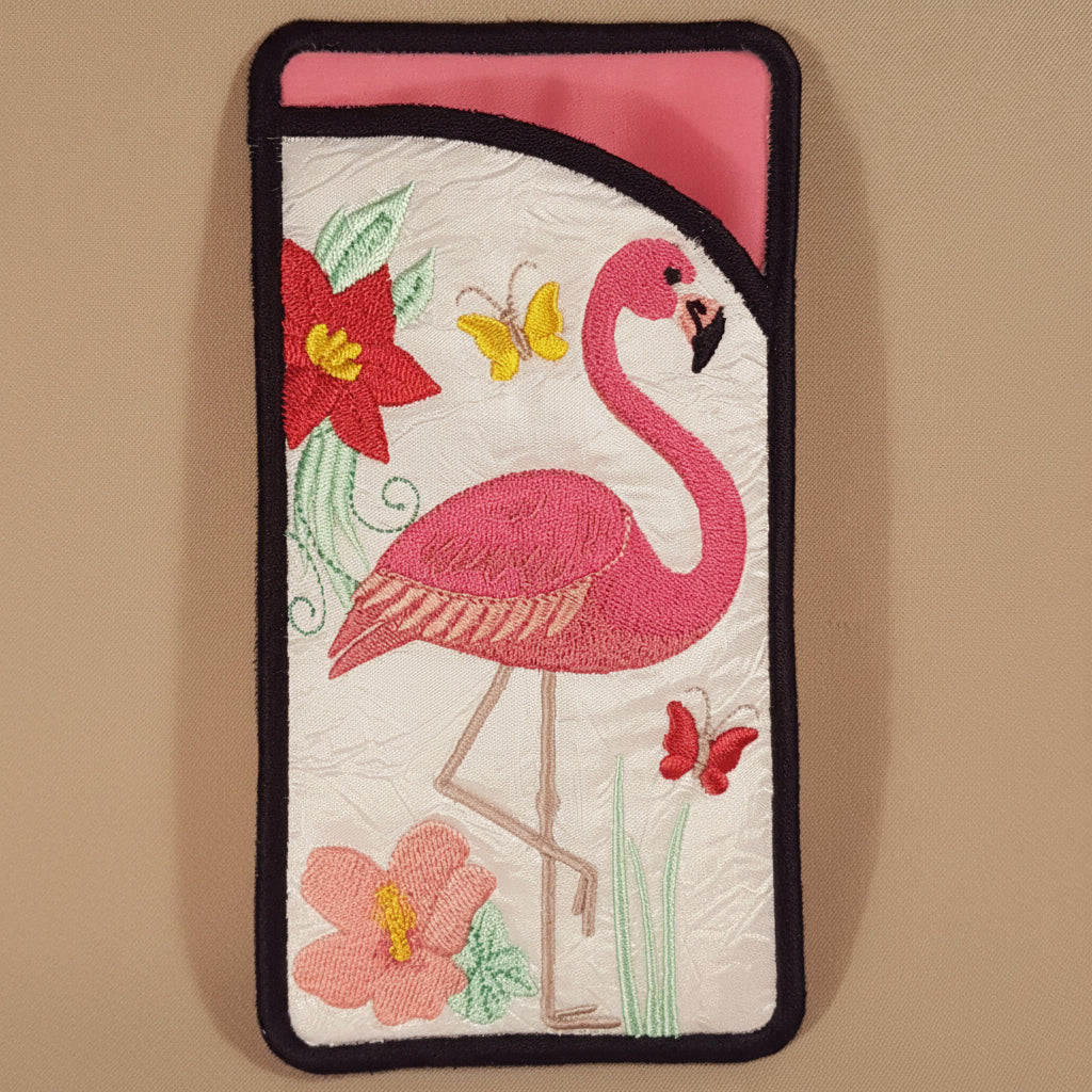 Flamingo Eyeglass Case