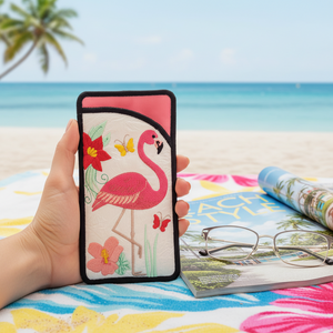 Flamingo Eyeglass Case