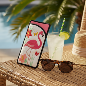 Flamingo Eyeglass Case