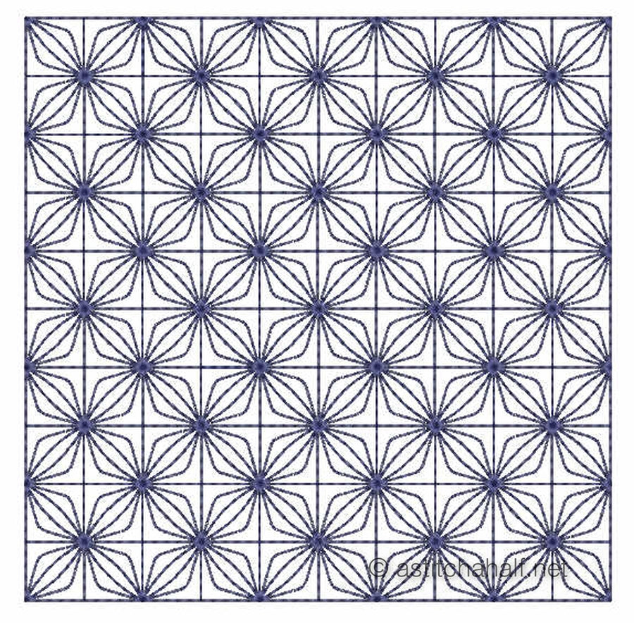 Takara Sashiko Quilt Blocks and Tote Bag