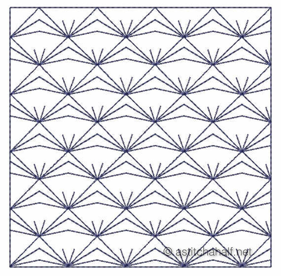 Takara Sashiko Quilt Blocks and Tote Bag