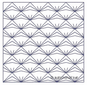 Takara Sashiko Quilt Blocks and Tote Bag