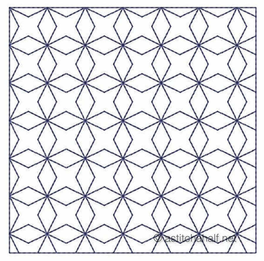 Takara Sashiko Quilt Blocks and Tote Bag