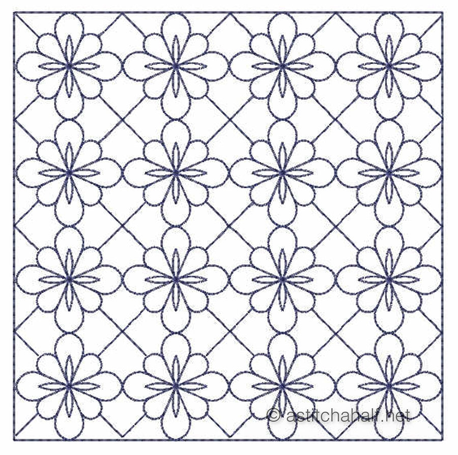 Takara Sashiko Quilt Blocks and Tote Bag