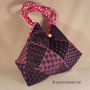 Takara Sashiko Quilt Blocks and Tote Bag