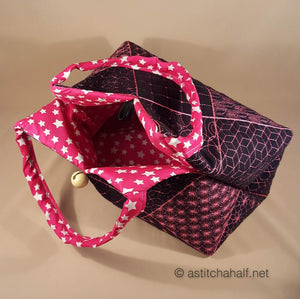 Takara Sashiko Quilt Blocks and Tote Bag