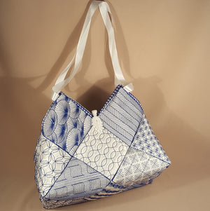 Ichika Japanese Quilt Blocks and Tote Bag