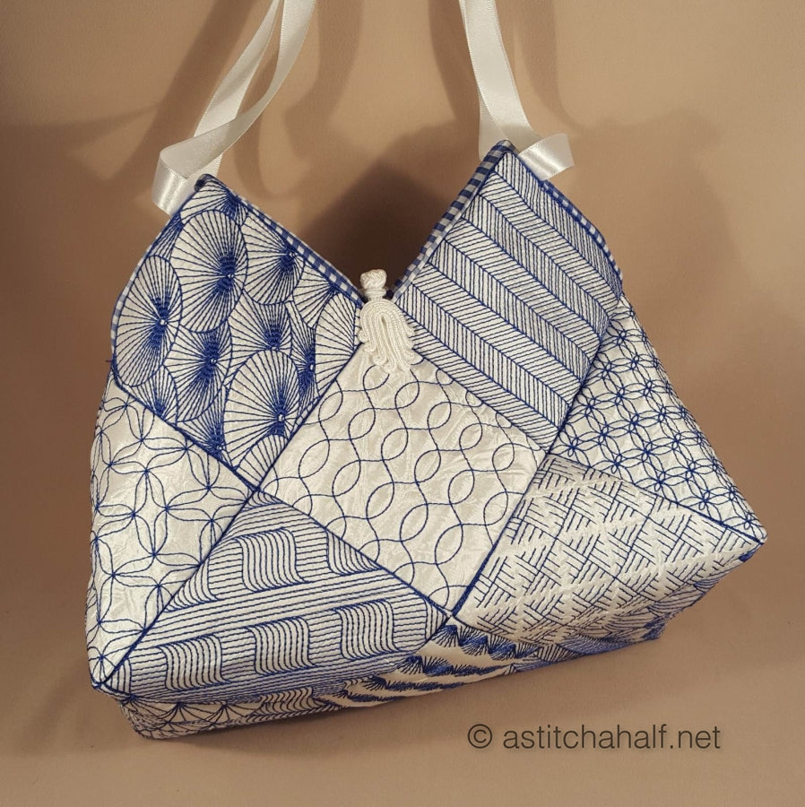 Ichika Japanese Quilt Blocks and Tote Bag