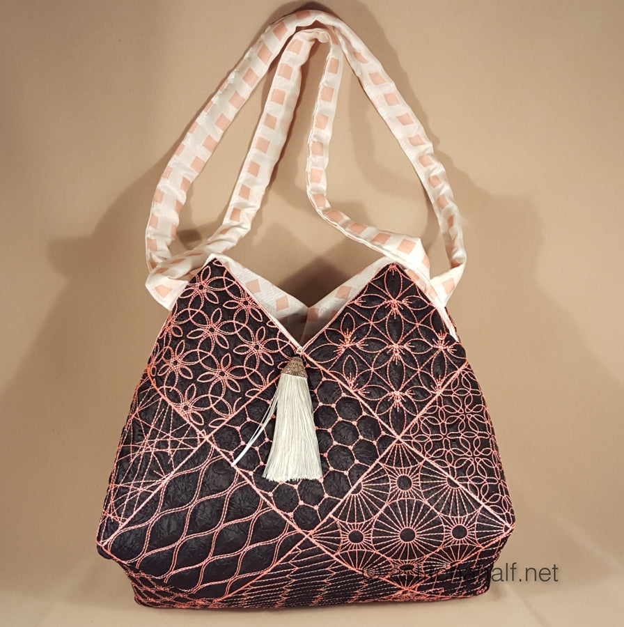 Hana Japanese Quilt Blocks and Tote Bag