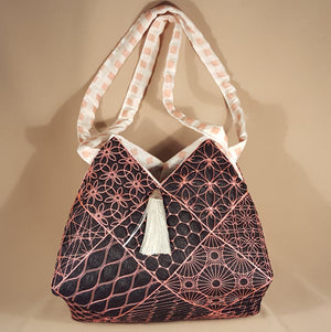 Hana Japanese Quilt Blocks and Tote Bag