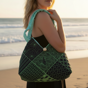 Taki Japanese Quilt Blocks and Tote Bag